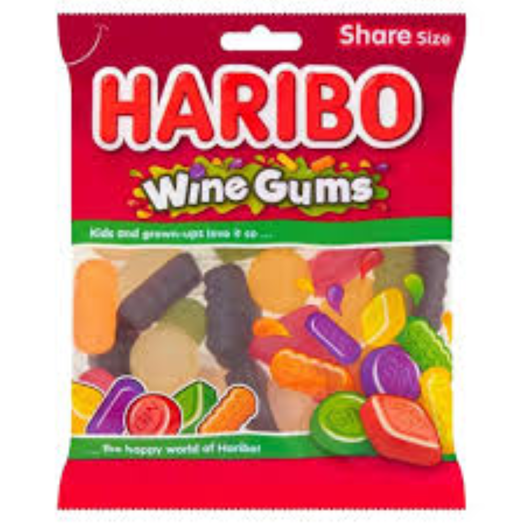 HARIBO WINE GUMS 140G
